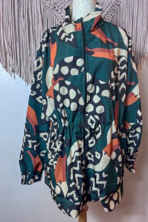 CORTAVIENTO ESTAMPADO (verde)