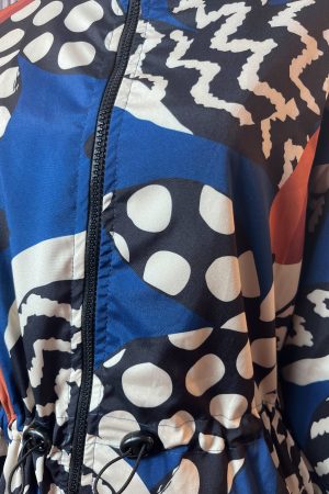 CORTAVIENTO ESTAMPADO 💥 (azul)