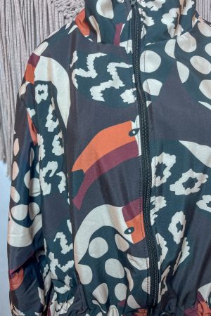 CORTAVIENTO ESTAMPADO 💥 (marron)