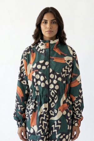 CORTAVIENTO ESTAMPADO (verde)